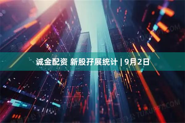 诚金配资 新股孖展统计 | 9月2日